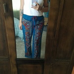 Lucky Brand NWOT 100% silk pants